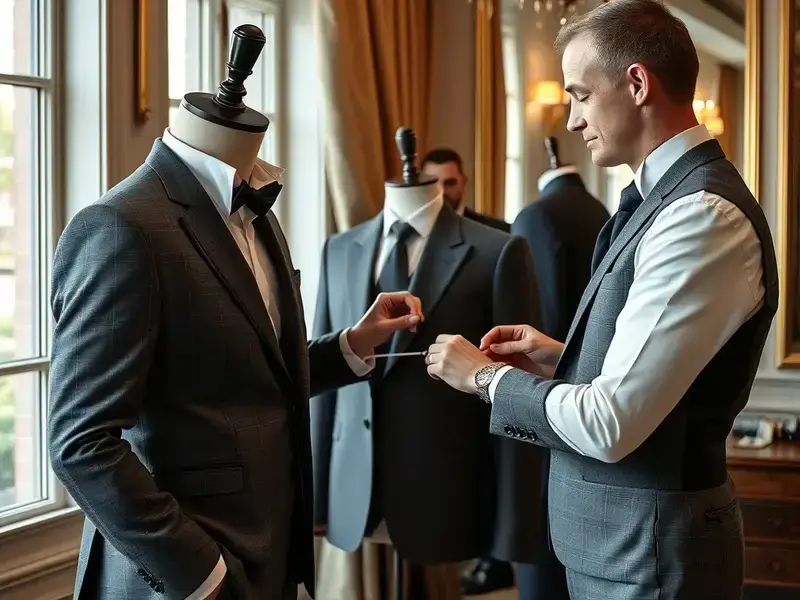 ゾウガイプカスタムアトリエでの採寸・フィッティングの様子