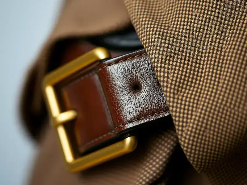 ブラウン leather ベルト